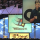 Bill Gates presenting Windows 95 on this day in 1995. According to Getty “the presentation, which included demonstrations of the software and a carnival, was attended by 500 journalists, 2000 guests, and 9000 Microsoft employees.”